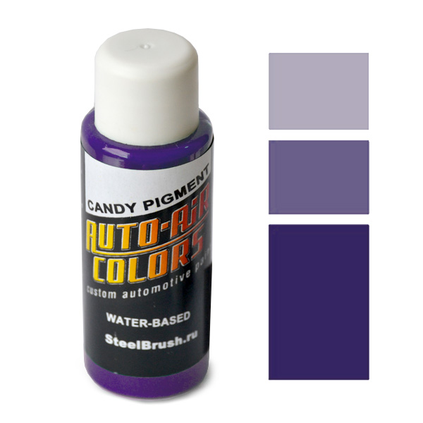 21071412. AutoAir Color Purple, water-candy pigment, 30 мл